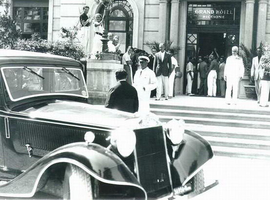 On. Benito Mussolini al Grand Hotel Riccione